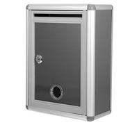 Ciieeo Cassetta Postale da Parete con in Metallo Spesso per Suggerimenti e Posta Piccola Cassetta Porta Carte Resistente alle Intemperie per Uso Domestico Uffici e Scuole