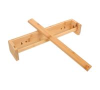 Ciieeo Cavalletto in Legno Portarotolo Carta da Disegno 34x6 Cm, Supporto Artistico da Parete Multifunzione per Scuola e Studio Creativo