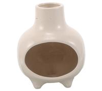 Ciieeo Ceramic Santo Holder Burner High Temperature Resistant Mini Chiminea Incense Dish For Meditation Aromatherapy And Home Decor With Elegant Design