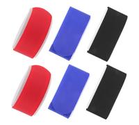 Ciieeo Cinghie da Sci Regolabili in Eva 6 Pezzi Fissaggio Sicuro per Snowboard e Bastoncini, Supporto Robusto per Piedi, Adatte a Sci Alpino, Fondo e Freestyle, Accessori per Sport