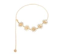 Ciieeo Cintura Catena da Donna in Metallo Oro, Body Chain Sottile e Versatile per Vita, Adatta a Vari Abiti e Costume da Bagno