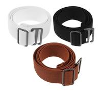 Ciieeo Cintura Elastica Larga da Donna 3 Pezzi in Nylon Elasticizzato Supporto Lombare Cintura Regolabile per Abiti e Jeans Accessorio Moda Versatile per Lavoro e