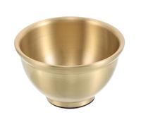 Ciieeo Ciotola Buddista in Ottone Massiccio Piccola Smaltatura Protettiva e Base Antiscivolo per Offerte Rituali e Decorazione Altare Meditazione