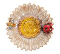 Ciieeo Ciotola in Forma di Girasole per Frutta e Antipasti Piatto Decorativo e Hotel Facile da Pulire Design Artistico Versatile