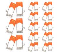 Ciieeo Clip a Molla in Metallo per Faretti da Incasso, Porta Accessori Lampada Stabile Senza Attrezzi, Kit 30 Pezzi per Illuminazione da Soffitto e Pannello Downlight