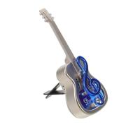 Ciieeo Clip di Profumo per Auto a Forma di Chitarra in Plastica Blu con Diffusore Aromaterapia e Decorazione per Bocchetta D'aria, per Viaggi su Strada