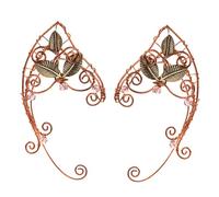 Ciieeo Clip Orecchie Elfo Donna in Lega Non Forate 2 Pezzi, Orecchini Cuff Decorazione Cosplay Ragazza, Accessorio Costume per Feste e Regali