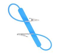 Ciieeo Clip Per Bavaglini Metallo e Silicone Piatto Supporto Per Scarf e Tovaglioli Dual- Accessorio Versatile Per Cliniche e Uso Domestico Profondo