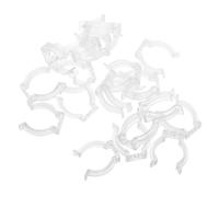 Ciieeo Clip per Luci a LED 20 Pezzi Morsetto Tubo Fluorescente in Plastica per Montaggio Tubi Neon Fissaggio Stabile per Luci da Esterno e Interni