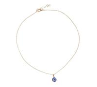 Ciieeo Collana Ciondolo Occhio Azzurro Amuleto Malocchio, Collana di Protezione Turca da Donna, Catena Amuleto Occhi Blu Contro la Sfortuna