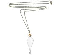 Ciieeo Collana Mini Bottiglia di Vetro e Ciondolo Portafortuna per Matrimoni e Feste Bottiglia Magica Fai da Te per Amanti di Pozioni e Incantesimi