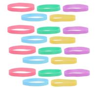 Ciieeo Confezione da 5 Elastici per Chioma Bambina Monouso in Gomma Colorata Set da Alta Elasticità e Durata per Treccine e Code di Cavallo