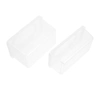 Ciieeo Contenitore 1850ml per 2 Umidificate Salviette Pezzi Pp in Coperchio Trasparente Anti Polvere, Capacità 1100ml Facile Accesso per Casa e Auto