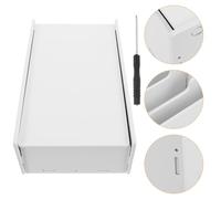 Ciieeo Contenitore Porta Soldi a 5 Scomparti, Organizer per Scrivania Vano Monete, Banconote e Ricevute, Scatola Portatile in Materiale Robusto per Ufficio e Gestione Contanti