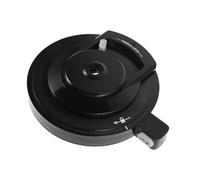 Ciieeo Coperchio Esterno per Gelatiera, Coperchio di Ricambio in Plastica Nero, Facile da Installare e Riutilizzabile, Compatibile con Ninja Creami Nc500/nc501