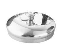 Ciieeo Coperchio Rotondo per Tazza in Acciaio Inox Argento Resistente | Superficie Liscia, Protegge Dall'acqua, Sostituisce Tappi Danneggiati o Mancanti, Accessorio Compatibile Tazze