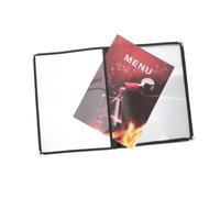 Ciieeo Copertina Menu Trasparente Protettiva e Antigrasso Cartella Portatile Leggera per Ristoranti Protezione Menu Versatile ed Economica