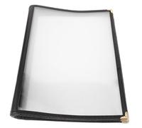 Ciieeo Copertura Menu Trasparente per Ristoranti Raccoglitore Menu Pratico e Versatile con Pagine per Esposizione Prezzi e Aggiornamenti Facili Design e Resistente per Utilizzo