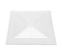 Ciieeo Copertura Ventilazione Bagno Soffitto Quadrata Bianca con Molle Sostitutiva per Ventilatore di Scarico Filtro Polvere per Aerazione e Design Minimalista