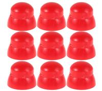 Ciieeo Coperture per Bulloni Tappi di Protezione M10 in Plastica Rossa 50 Pezzi la Sicurezza dei'aperti per Dadi e Viti per Parco Giochi