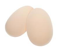 Ciieeo Coppetta per Seno Uomo Push-up Sostituibile in Silicone Adesivo Khaki, Cuscinetto Toracico Portatile per Fornitura Muscolare e Sport All’aperto, Confezione da 1 Paio