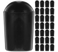 Ciieeo Copri Abiti in Plastica Pvc Nero 200 Pezzi Tappi Protettivi per Ganci in Filo di Ferro per Asciugatrice Resistente alla Rottura Angoli Arrotondati
