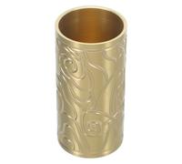 Ciieeo Copri Terminale in Ottone Dorato Rotondo per Ferramenta Decorativa Design Vintage Artistico, per Migliorare Corrimano e Accessori Letto