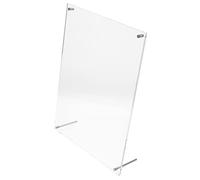 Ciieeo Cornice per Foto in Acrilico Cornice da Tavolo Struttura in Acciaio Inossidabile Adatta per Certificati e Autorizzazioni Design Semplice e Pulito per Uso Domestico e Ufficio