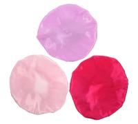 Ciieeo Cuffia per Chioma da Notte per 3 Pezzi in Poliestere Traspirante e Confortevole Cappello Rotondo Fascia Elastica per Protezione e Comfort Durante Sonno