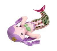 Ciieeo Cuscino sirena bambola giocattolo bambola femminile bambolina sirena peluche per peluche adorabile bambola animali imbalsamati per sirenetta cotone pp Viola,porpora