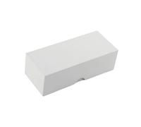 Ciieeo Custodia per Occhiali in Carta Kraft Bianca, Semplice e Portatile | Contenitore da Viaggio per Occhiali, Design Bello e Sicuro, Pratica Protezione per Uso Quotidiano
