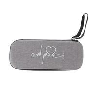 Ciieeo Custodia Protettiva per Stetoscopio Rigida in Eva Grigia, Borsa Portatile per Accessori Infermieristici, Resistente a Urti e Schizzi, per Scuola e Uso Professionale