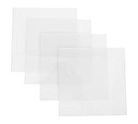 Ciieeo Diffusore LED per Plafoniere 150x150 Mm Set 4 Pezzi in Acrilico Bianco Opaco, Pannello Diffusore Luce Soffusa per Lampade da Soffitto, per Ufficio, Soggiorno e Camera da Letto