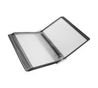 Ciieeo Espositore portadocumenti magnetico Porta del file da scrivania Organizzatore di file di Office portariviste da muro Black