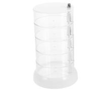 Ciieeo Espositore Rotante Multistrato per Scrivania Contenitore Girevole per Tavolo Organizer da Tavolo Trasparente Vetrina per Piccole Figure Contenitore Multistrato per Oggetti