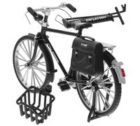 Ciieeo Fai da te Retro Ferro Bike Scultura Modello Miniatura Desktop Decorazione Ornamento per Casa Ufficio Robusto Stile Vintage Bicicletta Art Ciclisti e Collezionisti