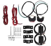 Ciieeo Faro LED Fuoristrada per Motocicletta e Bicicletta Elettrica Spotlight Ausiliario con Interruttore Design Integrato per Installazione Facile e Illuminazione Potente per Guida