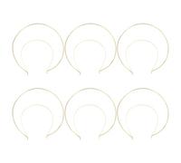 Ciieeo Fasce per Chioma da Festa in Metallo Dorato a Forma di Alone di Dea, Set 6 Pezzi, Accessori Decorativi Fai da Te per Chioma, Cerchietti Eleganti per Balli e Carnevale