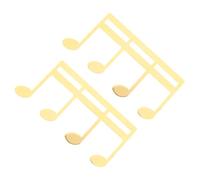 Ciieeo Fermapagina per Spartiti Musicali in Metallo Dorato Set da 2 Fermagli per Leggio Pianoforte e Chitarra Morsetti per Libri Musicali Portatili Adatti a Musicisti Professionisti e