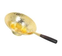 Ciieeo Filtro per Tè in Rame con Manico Ergonomico Infusore per Tè Sfuso Creativo a Forma di Fiore Cinese Pratico e Regalo