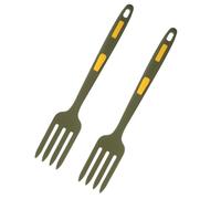 Ciieeo Forchette da Cucina Utensili Pratici Set 2 in Silicone Resistente al Calore, Non Deformabili e Antiaderenti, per Spaghetti e Insalate per Cucina Domestica