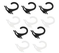 Ciieeo Ganci per Calzini in Plastica 400 Pezzi Design a Punto Interrogativo, Espositore per Negozi e Uso Domestico