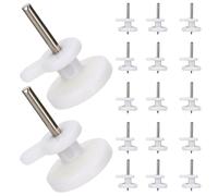 Ciieeo Ganci per Cornici Antitraccia 100 Pezzi Mini per Appendere Cornici Fotografiche e Fresatrici su Pareti Rigide e Superfici Solide senza Tracce