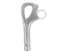 Ciieeo Gancio a Sgancio Rapido in Acciaio Inox 8Mm Autobloccaggio per Barche Moschettone Marino a Molla Resistente alla Corrosione per Ormeggio e Attrezzature Nautiche