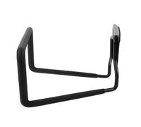 Ciieeo Gancio da Parete per Garage, Ferro Nero, Robusto, Antiscivolo | Supporto Multiuso Bordo Superiore Rialzato, Montaggio Rapido, per Corde e Pneumatici in Officina