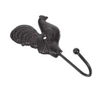 Ciieeo Gancio da Rustico a Forma di Gallina Decorativo in Ferro Appendiabiti Resistente per Accappatoi e Asciugamani per Bagno e Camera