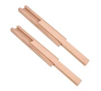 Ciieeo Guide per Cassetti in Legno Massello 250Mm 2 Pezzi, Binari di Scorrimento Centrali per Mobili Cucina, Sostituzione Guide Sottotop Montaggio Inferiore per Cassettiera, Supporto