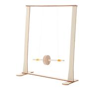 Ciieeo Kit di Esperimento in Legno per Ragazzo Ragazza Ruota di Maxwell, Giocattolo Scientifico Educativo per Progetti di Scienza e Apprendimento della Gravità, Stimola Creatività