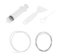 Ciieeo Kit Elimina Odori e Previene Perdite Pulizia Scarico Frigorifero in Plastica Bianca per Pulizia Foro Drenaggio per Frigoriferi e Cantinette