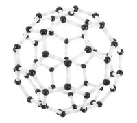 Ciieeo Kit Molecolare C60 in Plastica per Chimica Fai da Te, Sussidio Didattico Scientifico per Ragazzi, Struttura Interattiva di Molecola di Carbonio per Laboratorio Scolastico